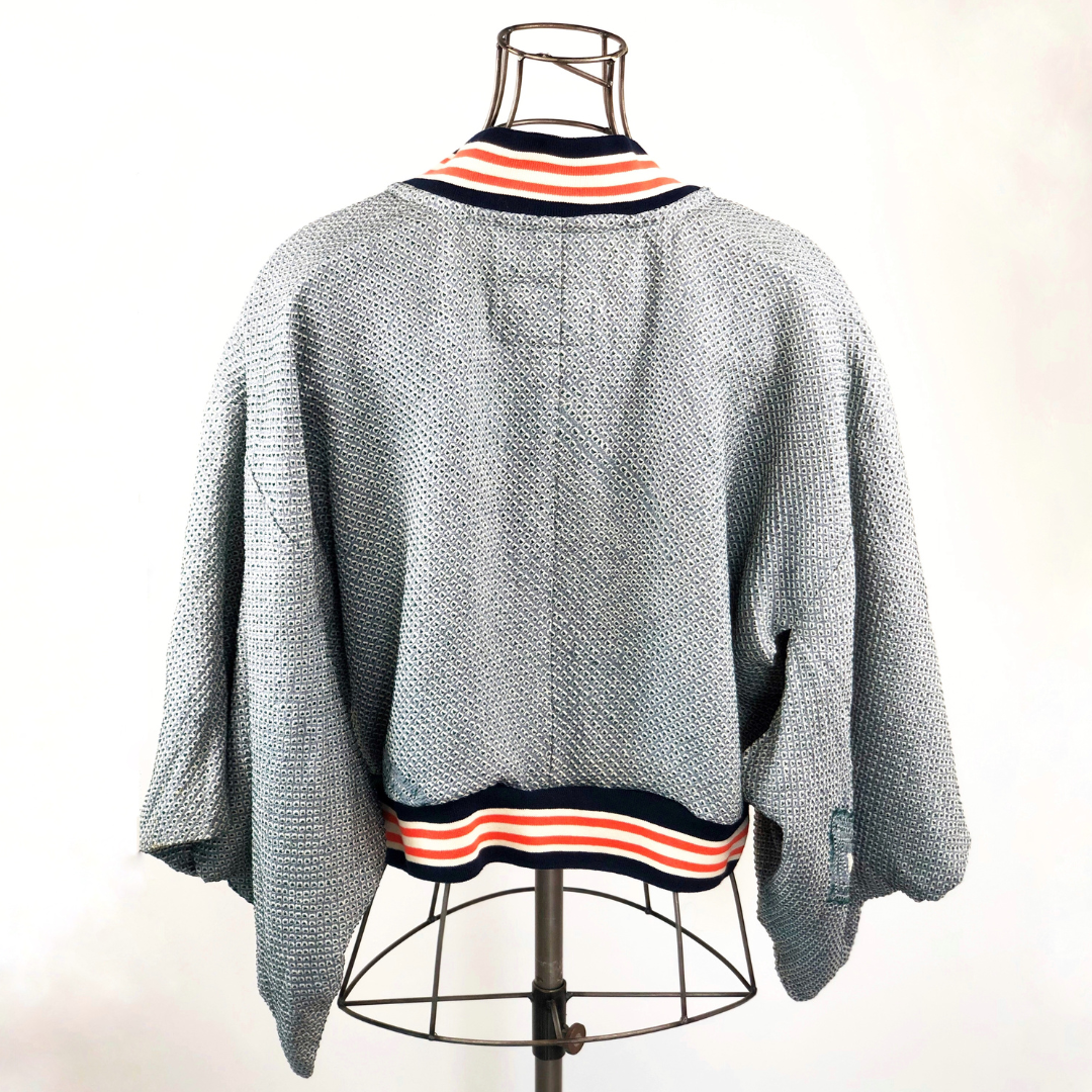 Kimono Collegejacke -cropped