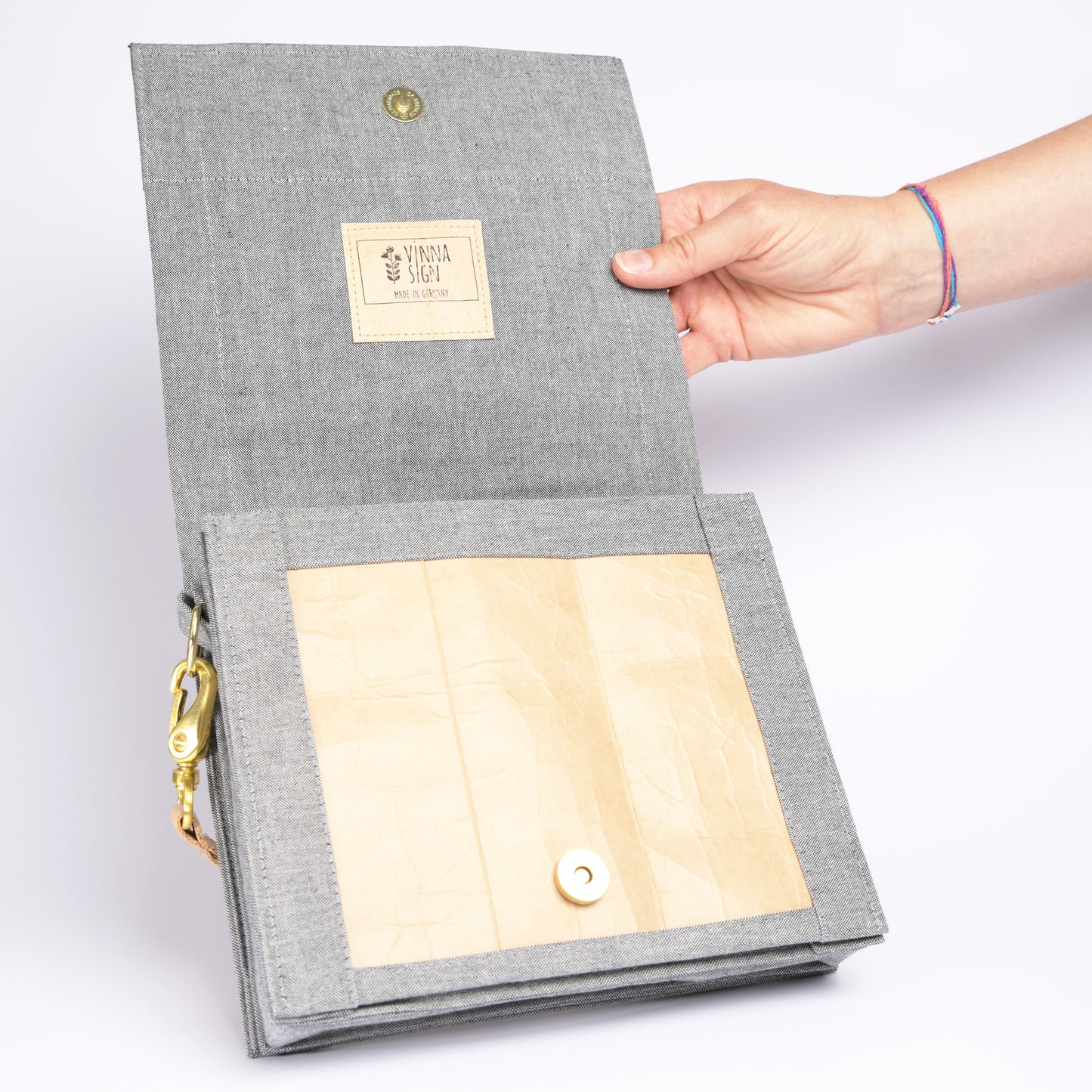 Cross Body Bag Södermalm - nature lightgrey