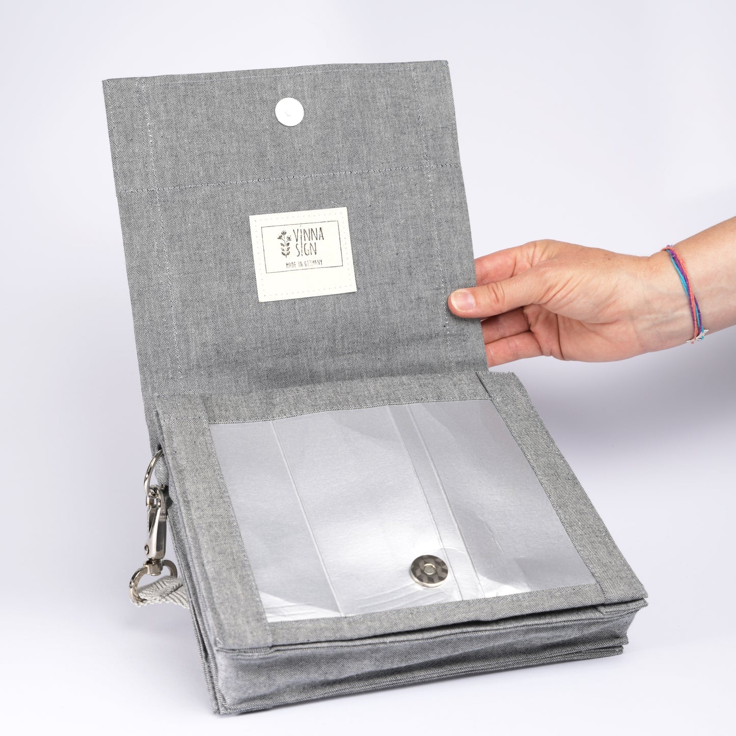 Crossbody Bag Södermalm - silver lightgrey