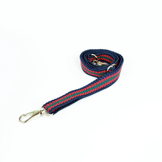 Gurt herringbone-blue-red